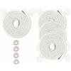 HIMRY 20M Bordi + 32 Angolari, Protezione per Spigoli & Protezioni Angolari, L-Forma Kit Antispigolo Schiuma, Protezione Bordi & Angolari, Extra Spesso, 4x5m, Off-Bianco KXD7000 Set Off-White