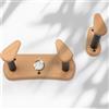 Appendiabiti da parete per chitarra venatura legno con monitor umidit�� e spazio