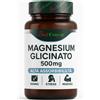 Magnesio Glicinato 500mg | Sonno, Stress, Muscoli | Alta Assorbibilità Premium
