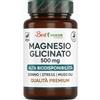 Magnesio Glicinato 500mg Puro | Alta Biodisponibilità | Integratore Premium
