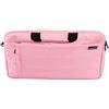 Nilox, Borsa Porta PC con 3 Scomparti, Custodia PC 15.6 con Cerniera Rinforzata e Tracolla Inclusa, Interno Foderato ed Esterno in Poliestere, con Logo in Metallo, Colore Rosa