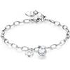 S'Agapõ Bracciale donna acciaio cristallo Goccia Sagapò Quadrifoglio Stella Cuore Sagapo