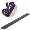 PEPE Mobility Rampa di Soglia (1,2 × 10,5 × 100 cm), PVC Flessibile Antiscivolo, Tagliabile su Misura, Uso Interno, Portata 500 kg