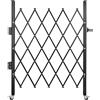 VEVOR Cancello Sicurezza Pieghevole Cancello Porta Pieghevole 161cm x 180cm, Cancello di Sicurezza in Acciaio, Cancello di Sicurezza Espandibile Flessibile, Cancello a Sbarramento Girevole a 360°