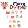 Vetrofanie Di Natalizie per Finestre 16 PCS Adesivi Natalizi per Vetri, Stickers