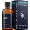 Mystic Moments | Olio essenziale dolce di finocchio 100 ml - olio puro e naturale per diffusori, aromaterapia e massaggio miscele senza OGM vegano