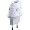 Electraline 58303 Torcia d'Emergenza Automatica con Funzione Luce di Cortesia, LED, Bianco