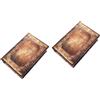 Storage Box Faux Book Container Finto Libro Libri Finti Cofanetto Legno