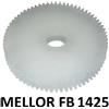 Ingranaggio in Nylon per Motoriduttore Stufa a Pellet Mellor FB1425 3.3 rpm