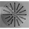 Lincar GRIGLIA GHISA CIRCOLARE d 25 cm.STUFA A LEGNA LINCAR MONELLA 174/175 cod 401.171