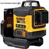 DEWALT DCLE34031N-XJ laser 18v 3 linee verdi 360° distanza lavoro 40 mt con r...