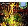 aglow.it Luci di natale cascata bianco 200Led tubo natalizio striscia Energia Solare luce
