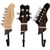 3 Pcs Appendiabiti Chitarra Ganci Parete Gancio Murale Decorativo