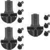4 Pcs Connettori Per Scaffalature Modulari Connettore Del Cubo D'angolo