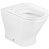 Roca A347477000 - Tazza a muro con doppia uscita per WC a serbatoio alto, collezione The Gap, colore: bianco