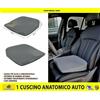 Autokit Cuscino Sedile Auto Rialzo Supporto Anatomico Universale Spugna comfort con zip