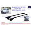 MENABO Barre Portatutto- Portabagagli Fiat Panda 2012> con barre America integrate