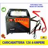 Autokit CARICABATTERIA Professionale 12V. Carica Batterie per auto Moto Barche Camper
