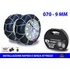 Autokit Catene neve 195/65 R14 Omologate auto Catene da neve Cerchio 14 15 16 "