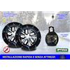Cora Catene da neve BMW SERIE 4 F36 Gran Coupè 225 45 18 R18 per ruote grip 7 mm in