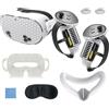 Meta Kit Cover Protettiva Silicone per Meta per Cuffie Quest3S VR 7 Pezzi