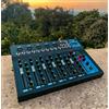 WVNGR Mixer Professionale 7 Canali Bluetooth USB MP3 con EFF