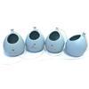 Subitodisponibile 1 PZ Palloncino Portapiantine ceramica CELESTE c/Scritte Oro BOMBONIERA 1AI8