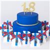 Vetrineinrete Set 12 sacchetti con portachiavi bomboniera 18 anni porta confetti segnaposto