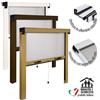HEJMO by IRS ZANZARIERA A RULLO MADE IN ITALY RIDUCIBILE FINESTRA E PORTA IN KIT ZANZARIERE