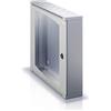 Techly Professional 100686 Armadio Rack 19 Flat a Muro p.30cm 6 unità Sezione Unica Grigio Grigio