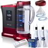 Lourdes Hydrofix Lourdes Premium Hydrogen Water Generator Set Cartuccia e Contenitore Sottovuo...