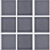 US Pool Tile HM250 5.1x5.1cm Piscina Piastrella 21.76 Sq FT - Grigio Scuro