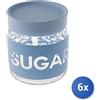 Bormioli rocco 6x Vasi Bormioli Rocco modello softsugar con decoro con capacità di lt 0,75