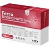 t-rex integratori Ferro Integratore 30 mg Con Acido Folico e Vitamina B2 - 160 compresse