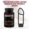 CAREOFMEN BOOSTED PRO for ED Men Male ED Supplement Pills Alpha Force BIGD 60 capsule + FS