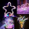Striscia LED MULTICOLOR con Pannello Solare Luminoso per Esterni Luci Natalizie