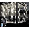 aglow.it Luci di natale Tenda bianco Luminosa Solare 3M 200Led tubo natalizio catena