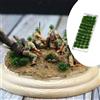 40 pezzi modello a grappolo di erba gruppi di vegetazione ciuffi d'erba, modello