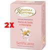 Spuma di Sciampagna 2 X Spuma Di Sciampagna Sapone Solido Profumato Setificante Perle Di Seta E Vani