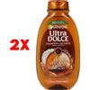 Garnier 2 X Garnier Ultra Dolce Cacao E Olio Di Cocco Shampoo Lisciante Capelli Ribelli