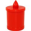 n.d Lumino Votivo LED Rosso a Batteria | Candela Elettrica con Fiamma Viva Candela