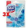 Lysoform 3 X Tavoletta WC Con Profumazione Oceano 5 in 1 Lysoform 300 Risciacqui