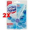 Lysoform 2 X Tavoletta WC Con Profumazione Oceano 5 in 1 Lysoform 300 Risciacqui