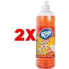 Rio 2 X Rio Detersivo Detergente Piatti 800 Ml. Pompelmo Rosa Melaceto
