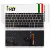 New Net Tastiera compatibile con HP EliteBook 830 G5 3JX26EAR 3XG25EC 5JJ48EP Layout ITA