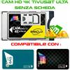 DCQ Cam TIVUSAT 4K HD Modulo CI+ WiFi senza Card