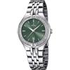 Festina Orologio Donna Acciaio Elegante Mademoiselle F16867/7 verde