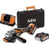 AEG Smerigliatrice mola angolare 115 mm 115mm a batteria 18v brushless 5.0 ah AEG