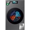 Samsung Lavasciuga Bespoke AI Laundry Combo WD18DB8995BZT2, 18+11 kg, Wifi, Pompa di Calore, Super Speed, Display AI home, AI Wash & Dry, Carica Frontale, 68.6l x 11h x 87.5p cm