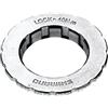 Shimano Unisex - Adulto Lockring 07075351 Anello Lockring Argento, Taglia unica